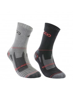 Calcetin gris +8000 gris hombre