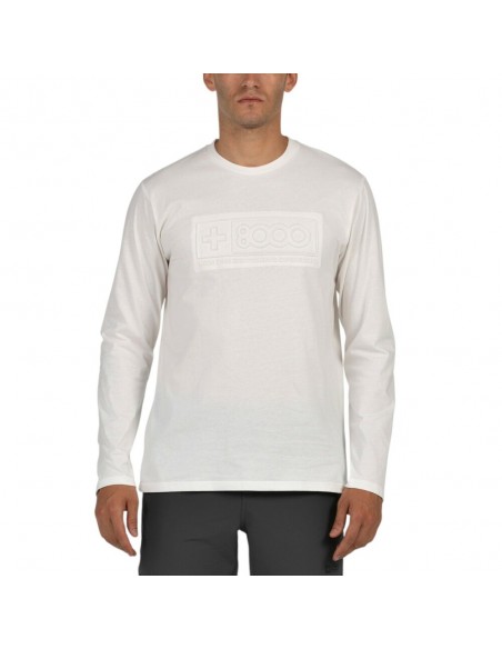 Camiseta M/L blanca +8000 blanca hombre