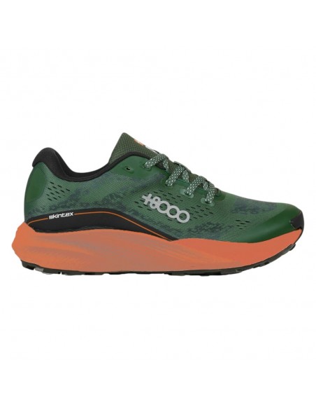 Zapatilla trail verde +8000 verde hombre