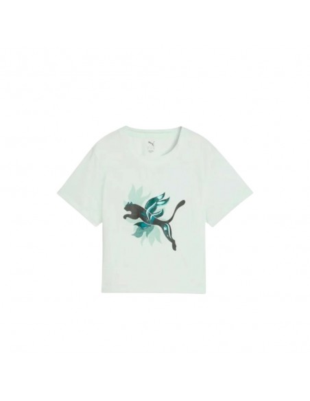 Camiseta verde Puma verde mujer