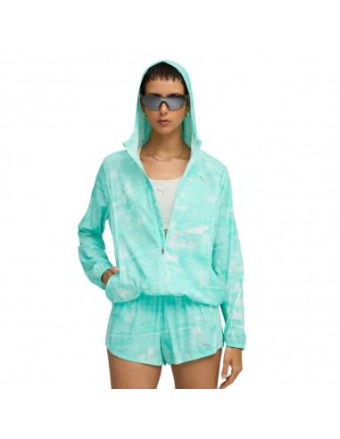 Cortavientos verde Puma verde mujer