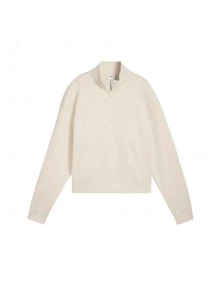 Sudadera beig Puma beig mujer