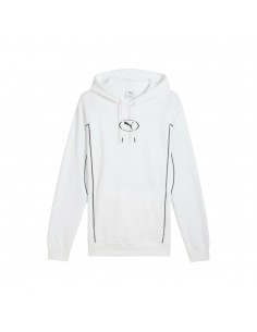 Sudadera blanca Puma blanca hombre 2