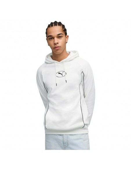 Sudadera blanca Puma blanca hombre