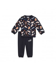 CHANDAL PUMA MINICATS AOP CREW SET FL INF