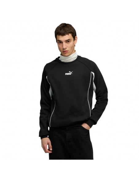 Sudadera negra Puma negra hombre