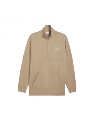 Sudadera marron Puma marron hombre
