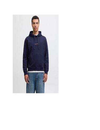 Sudadera JACK & JONES JORNORREBRO EMB SWEAT HOOD NOOS 12282861 Marino Marino