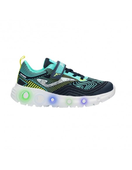 Zapatilla azul JOMA JR RASE 2503 navy blue turquoise JRASEW2503V