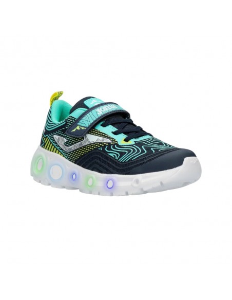 Zapatilla azul JOMA JR RASE 2503 navy blue turquoise JRASEW2503V