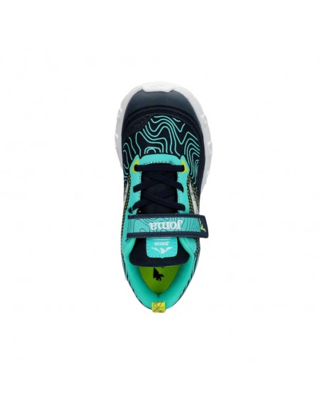 Zapatilla azul JOMA JR RASE 2503 navy blue turquoise JRASEW2503V