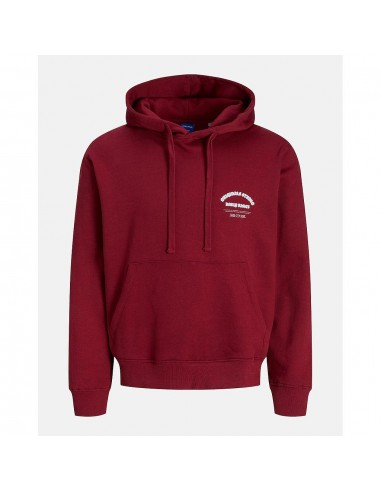 Sudadera JACK & JONES JORMEADOWS SWEAT HOOD 12283868 Grnt Granate