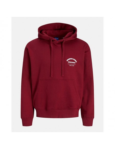 Sudadera JACK & JONES JORMEADOWS SWEAT HOOD 12283868 Grnt Granate