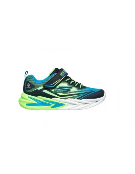 Calzado-SKECHERS FLEX-GLOW ULTRA-400139L-BBLM-NIÑO-NEGRO