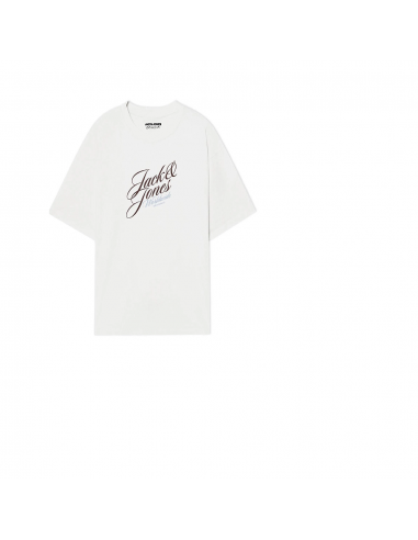 Camiseta JACK & JONES JORINWOOD TEE SS CREW NECK FST 12284732 Blanco Blanco