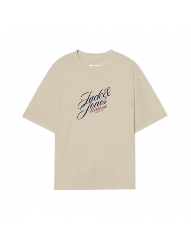 Camiseta JACK & JONES JORINWOOD TEE SS CREW NECK FST 12284732 Beige Beige