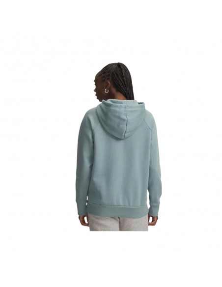 Sudadera verde UNDER ARMOUR green mujer RIVAL FLEECE BIG LOGO 1379501