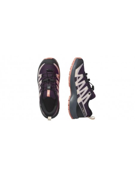 ZAPATALLAS XA PRO V8 WP J PLUM/CORAL