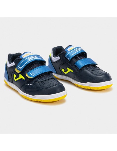 BOTAS FUTBOL SALA CON TIRAS ADHESIVAS JOMA TOP FLEX JR 2503