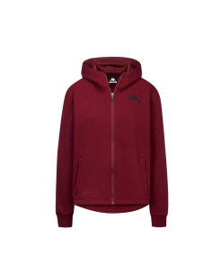 Chaqueta chandal granate KAPPA GRANATE GRITTIN mujer