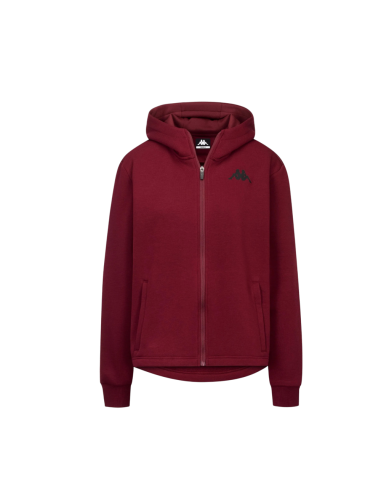 Chaqueta chandal granate KAPPA GRANATE GRITTIN mujer