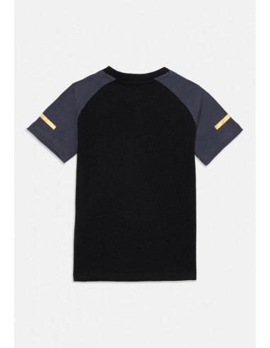 Camiseta negra KAPPA NEGRA LOGO SCARIF UNISEX