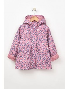 CHUBASQUERO ESTAMPADO CON FORRO NIÑA BATELA