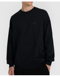 SUDADERA HOMBRE CERRADA SIN CAPUCHA 4F CON CREMALLERAS M1924