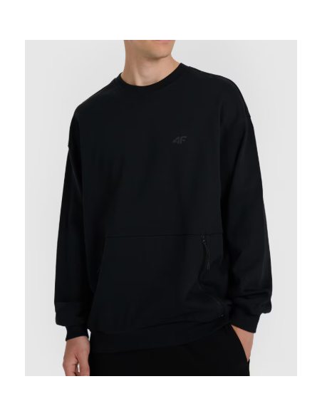 SUDADERA HOMBRE CERRADA SIN CAPUCHA 4F CON CREMALLERAS M1924
