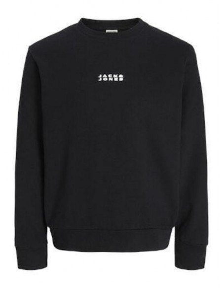 Sudadera JACK & JONES JCOSTANCE SWEAT CREW NECK 12282821 Negro Negro