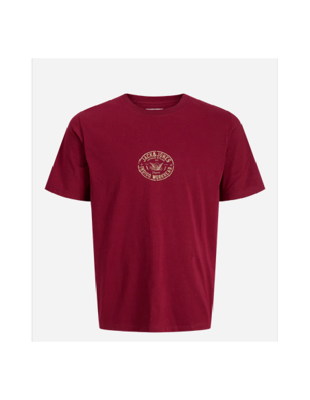 Camiseta JACK & JONES JORRETRO TEE SS CREW NECK SMU 12288009 Rojo Rojo
