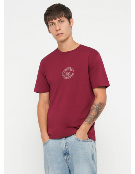 Camiseta JACK & JONES JORRETRO TEE SS CREW NECK SMU 12288009 Rojo Rojo