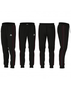 Pantalón chandal negro KAPPA negro BANDA ALANZ 4 2
