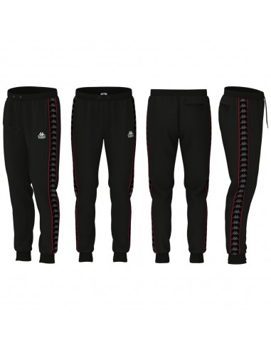 Pantalón chandal negro KAPPA negro BANDA ALANZ 4