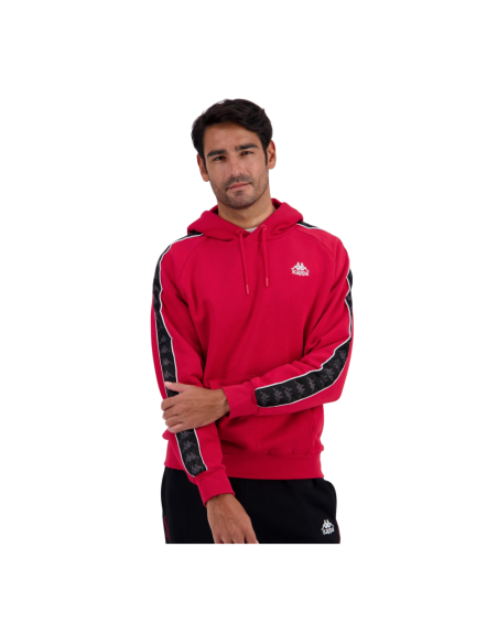 SUDADERA roja KAPPA roja BANDA MADISON  2 HOMBRE