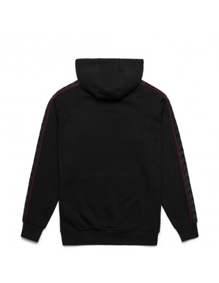 CHAQUETA CHANDAL negra KAPPA negra BANDA ZAMIN 4