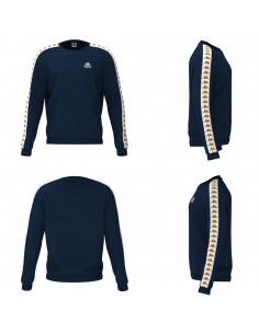 SUDADERA azul KAPPA azul  CUELLOS REDONDO BANDA VOMIS 3
