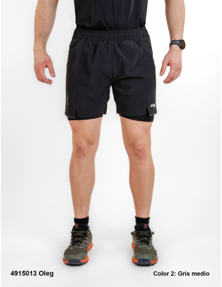 PANTALÓN CORTO RUNNING HOMBRE CON MALLA INTERIOR SPHERE OLEG