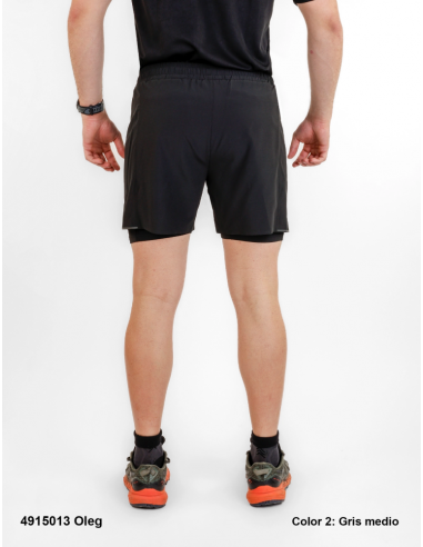 PANTALÓN CORTO RUNNING HOMBRE CON MALLA...