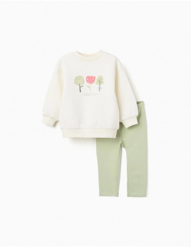 CONJUNTO DOS PIEZAS BEBE NIÑA ZIPPY
