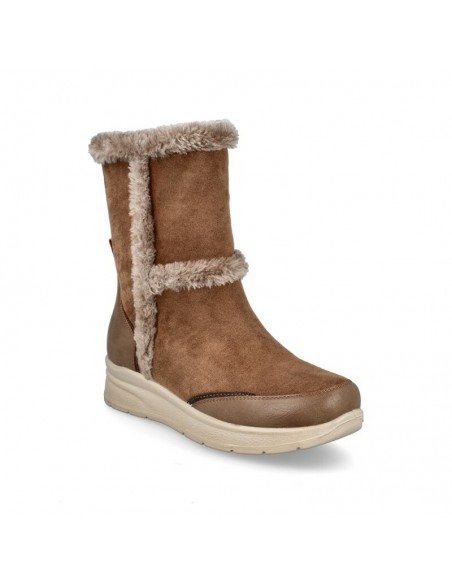 BOTAS ALTAS PELO AMARPIES TAUPE ATL29355