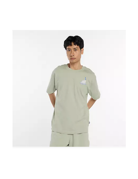 Camisetas NEW BALANCE COL TB SS MT53940 GAS Gris