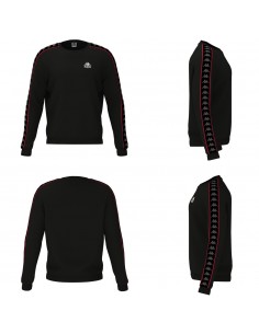 SUDADERA HOMBRE CERRADA SIN CAPUCHA KAPPA BANDA VOMIS 3