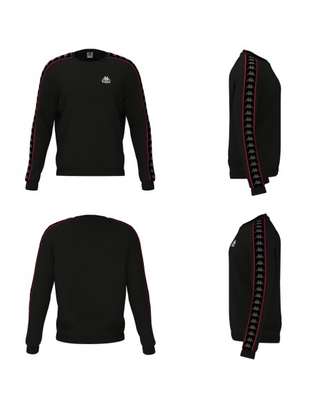 SUDADERA HOMBRE CERRADA SIN CAPUCHA KAPPA BANDA VOMIS 3