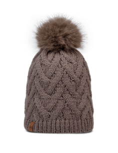 GORRO PUNTO marrón BUFF marrón KNITTED & FLEECE BAND...