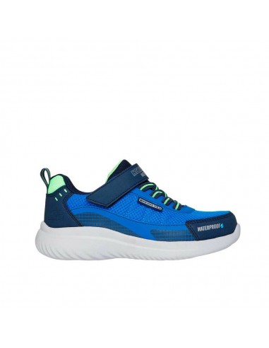 Calzado-SKECHERS BOUNDER 2.0-AQUA PACE-406341L-NVBL-NIÑO-AZUL MARINO