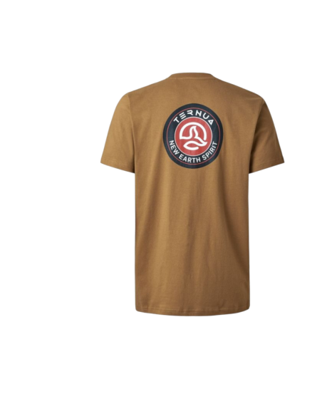 CAMISETA MANGA CORTA marrón TERNUA marrón QUARRY T M 1208358-1328