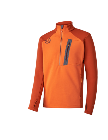 CAMISETA naranja TERNUA naranja PUNJAK 1/2 ZIP M 1208304-1355