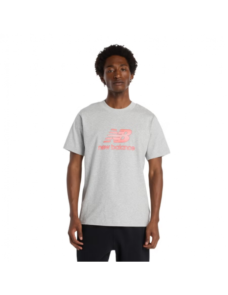 Camiseta NEW BALANCE SE SPEK LOGO TEE MT53502 AG Gris