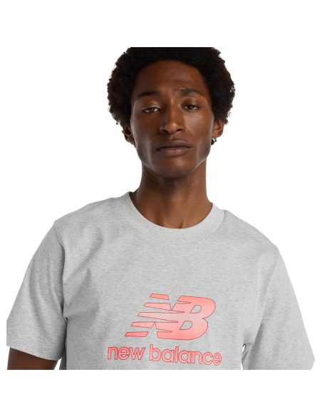 Camiseta NEW BALANCE SE SPEK LOGO TEE MT53502 AG Gris